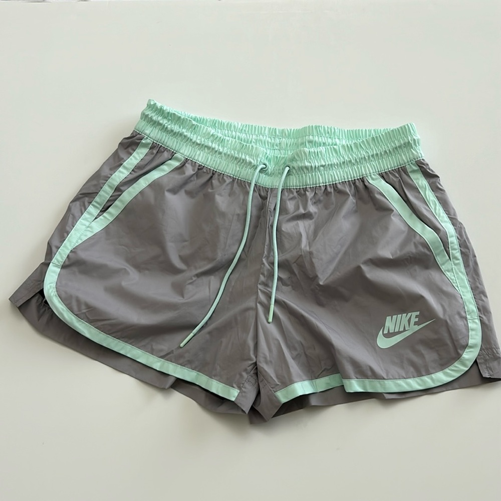 Nike grey neon women’s shorts